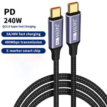 USB C to USB Type C Cable for MacBook Pro, Fast Charging, Samsung, Xiaomi, Charge Cable, QC 4.0, 3.0, 5A, 0.5m, 1m, 2m, 3M