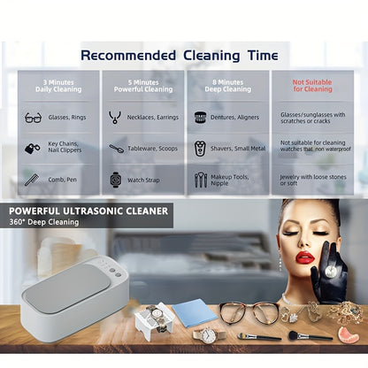 Ultrasonic Cleaner portable Jewelry Cleaner Machine