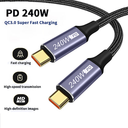 USB C to USB Type C Cable for MacBook Pro, Fast Charging, Samsung, Xiaomi, Charge Cable, QC 4.0, 3.0, 5A, 0.5m, 1m, 2m, 3M